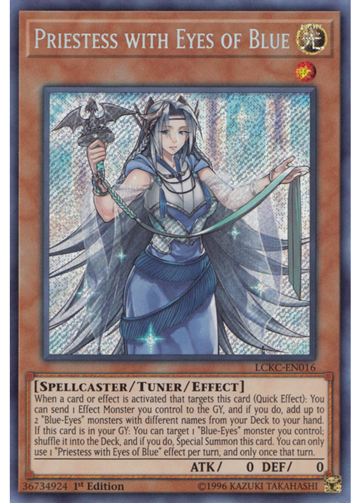 Priestess with Eyes of Blue