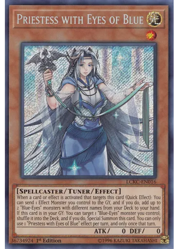Priestess with Eyes of Blue