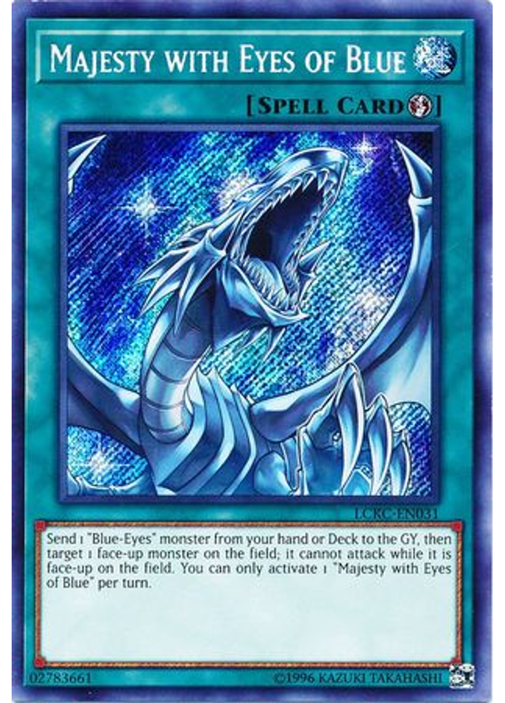 Majesty with Eyes of Blue (Secret Rare Unlimited)