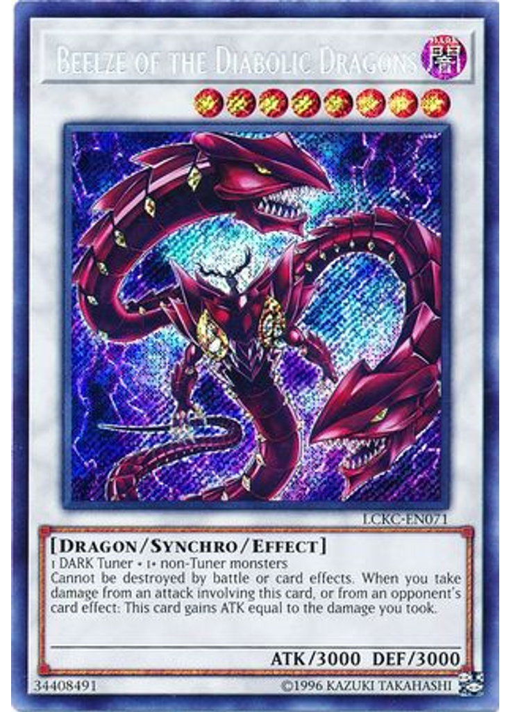 Beelze of the Diabolic Dragons (Secret Rare Unlimited)