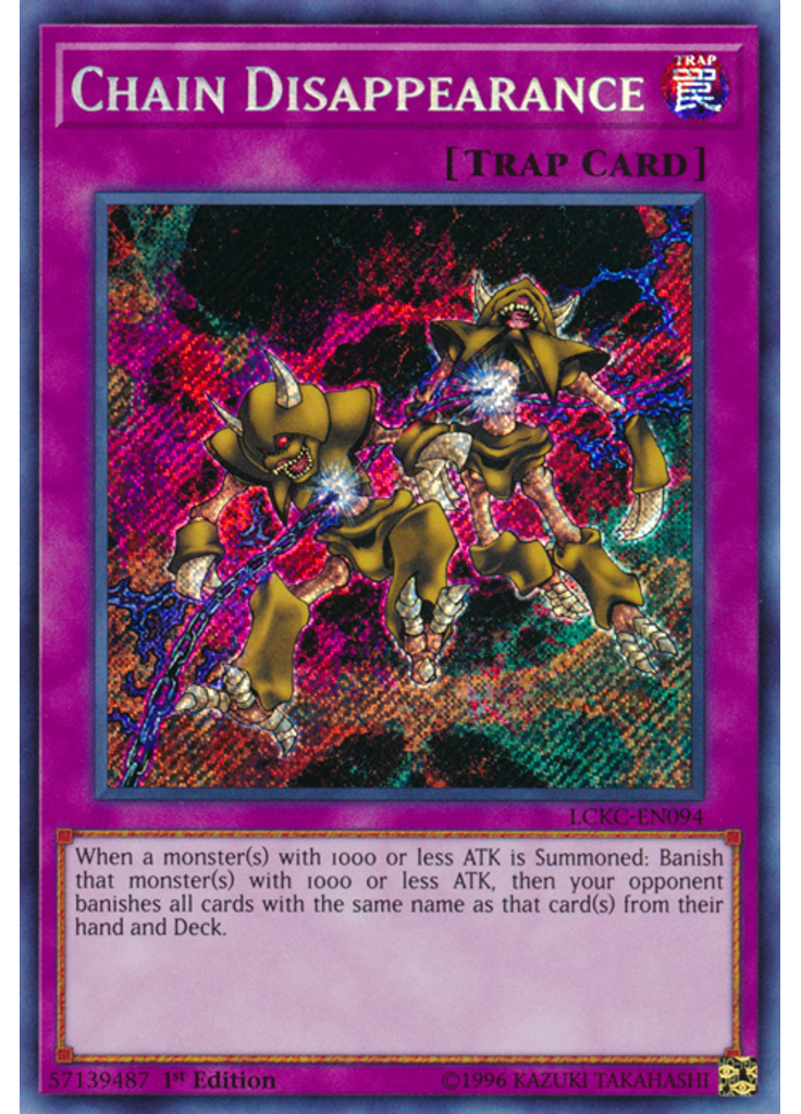 Chain Disappearance
