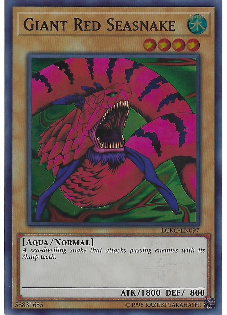 Giant Red Seasnake (Ultra Rare Unlimited)