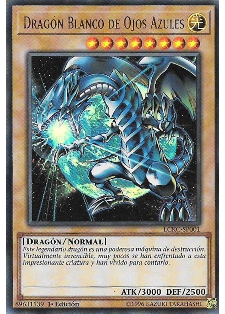 Dragón Blanco de Ojos Azules (Ultra Rare 1st Edition C)