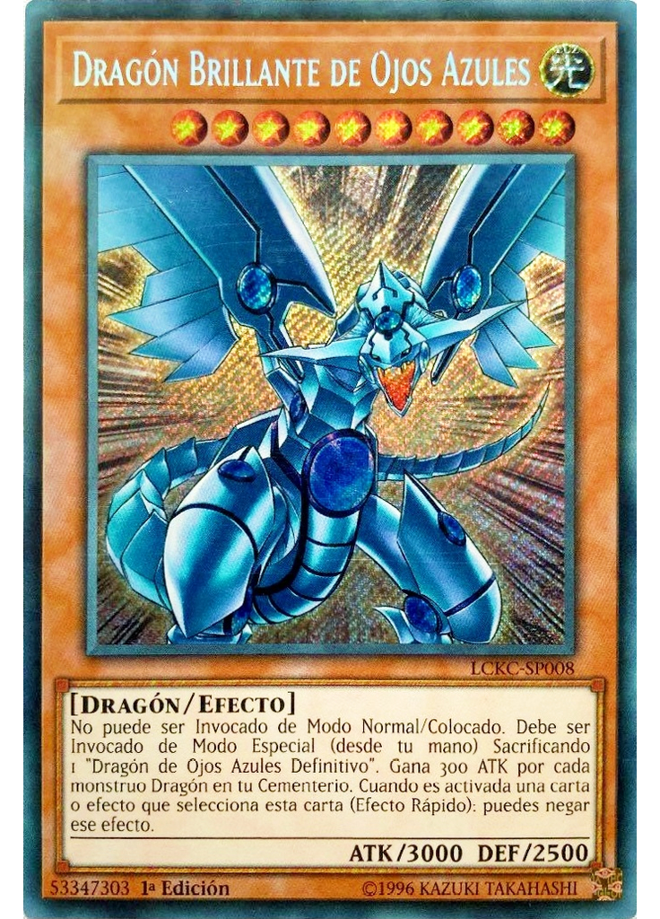 Dragón Brillante de Ojos Azules