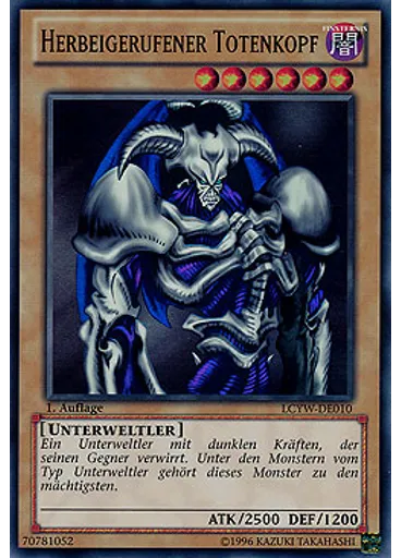 Herbeigerufener Totenkopf