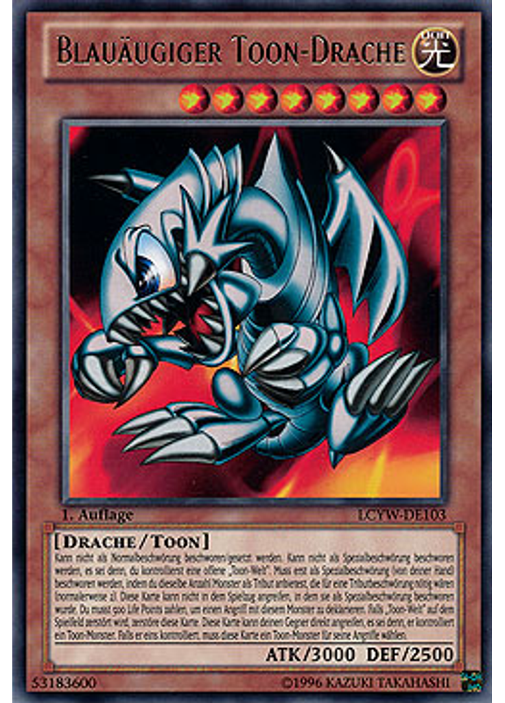 Blauäugiger Toon-Drache
