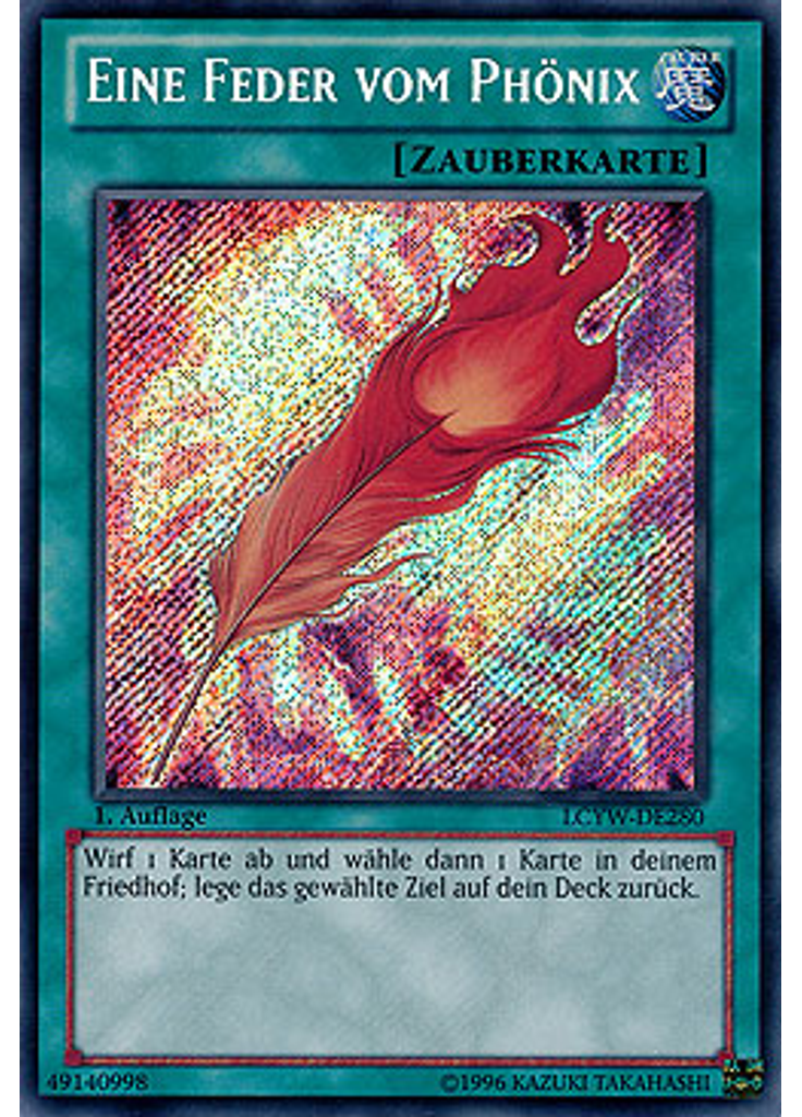 Eine Feder vom Phönix