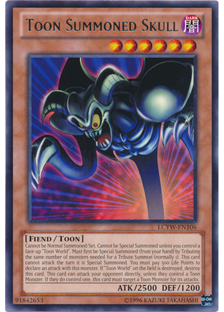 Toon Summoned Skull (Rare Unlimited)