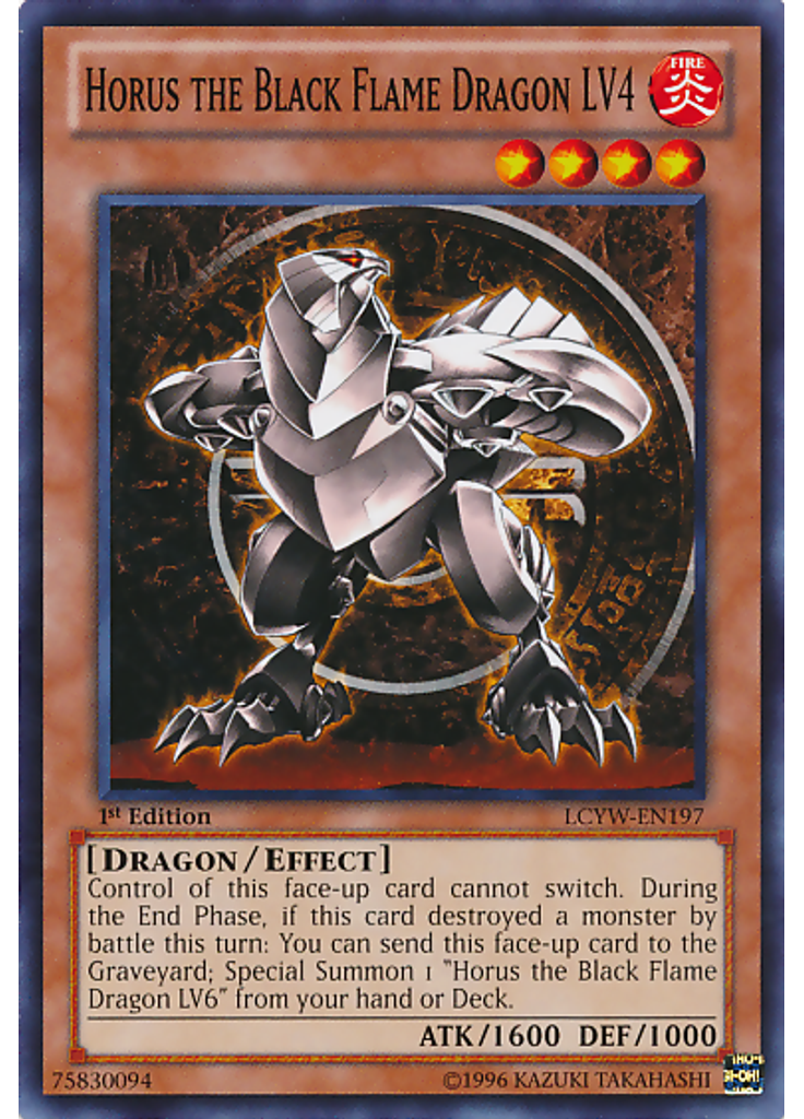 Horus the Black Flame Dragon LV4