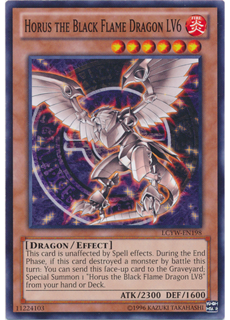 Horus the Black Flame Dragon LV6 (Common Unlimited)