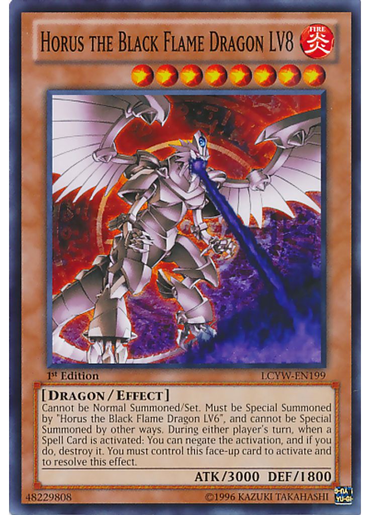 Horus the Black Flame Dragon LV8