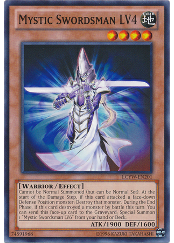 Mystic Swordsman LV4 (Common Unlimited)