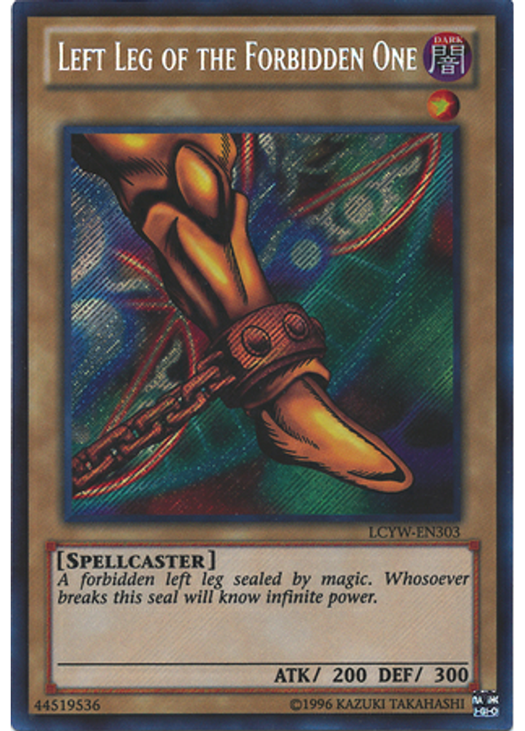 Left Leg of the Forbidden One (Secret Rare Unlimited)
