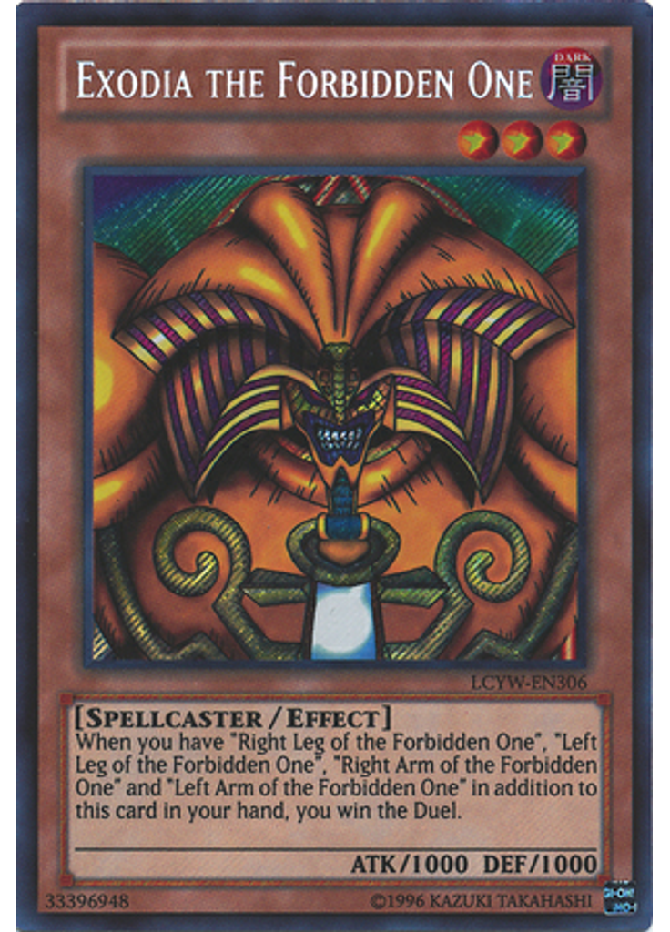 Exodia the Forbidden One (Secret Rare Unlimited)