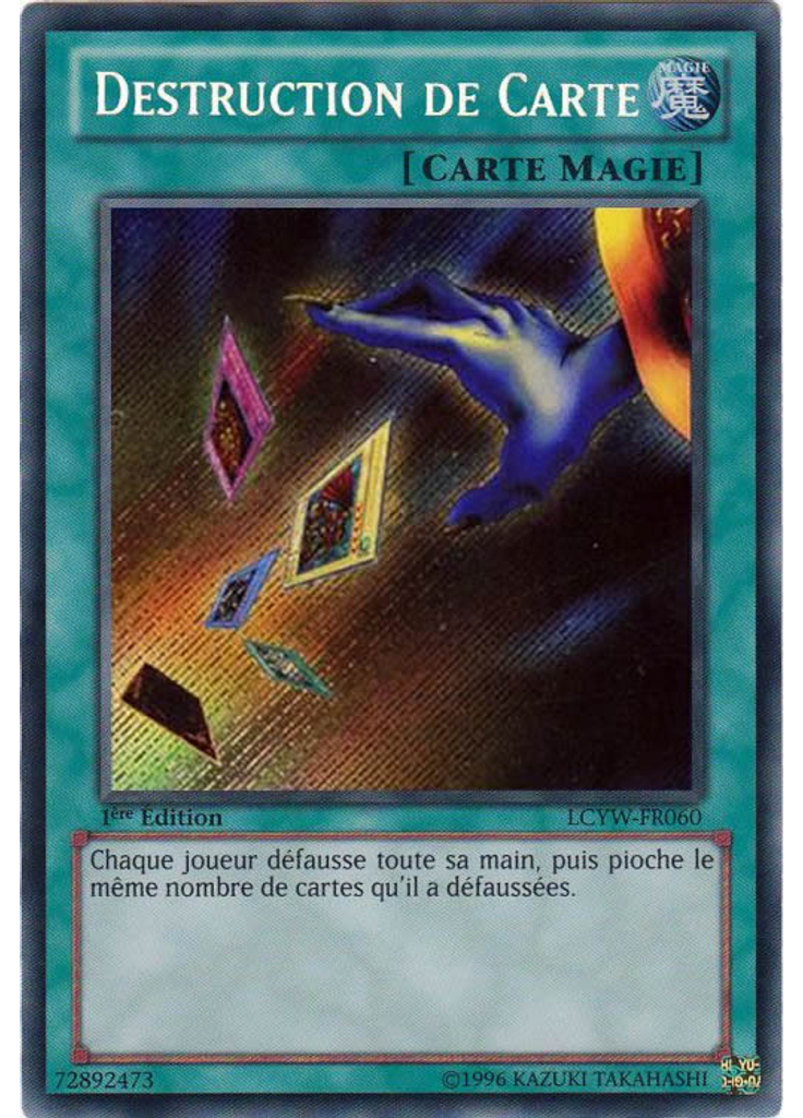 Destruction de Carte