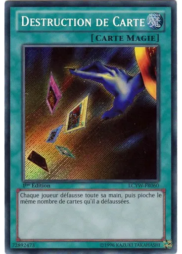 Destruction de Carte