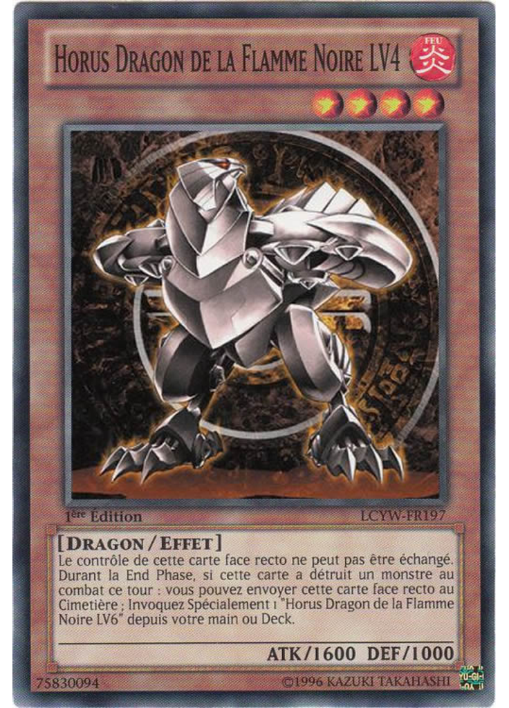 Horus Dragon de la Flamme Noire LV4