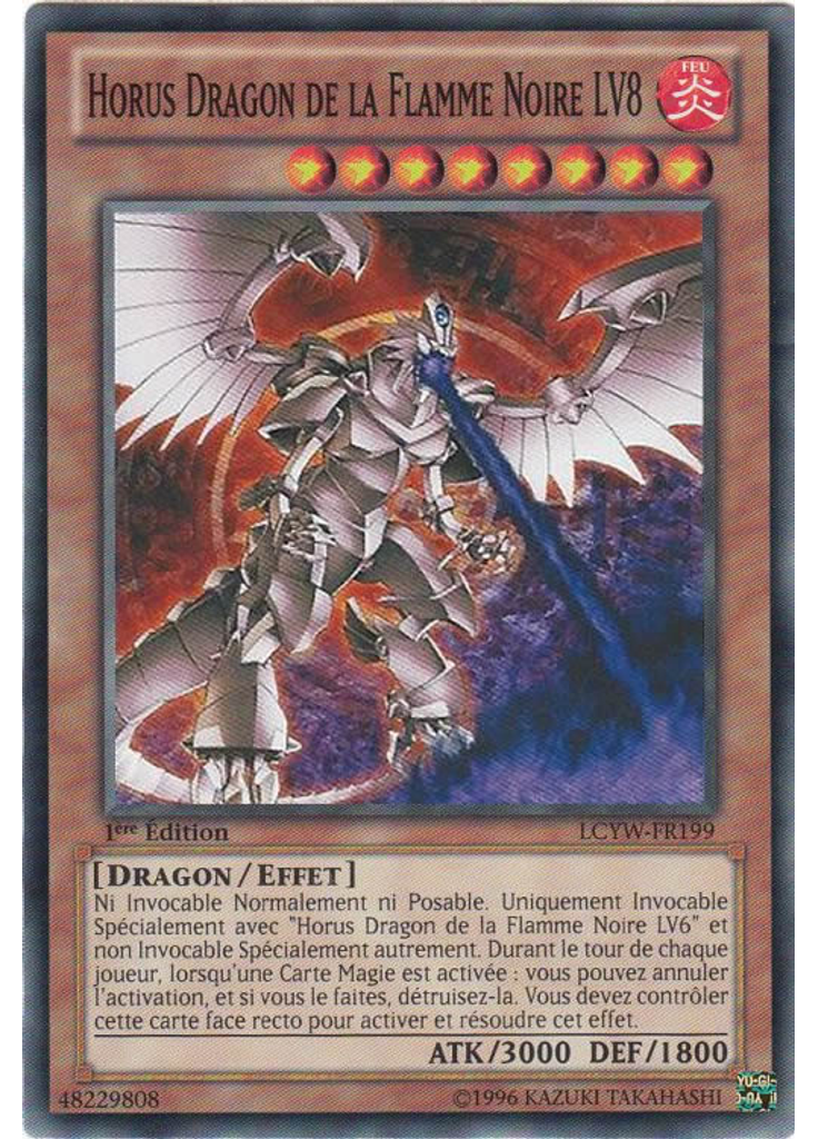 Horus Dragon de la Flamme Noire LV8