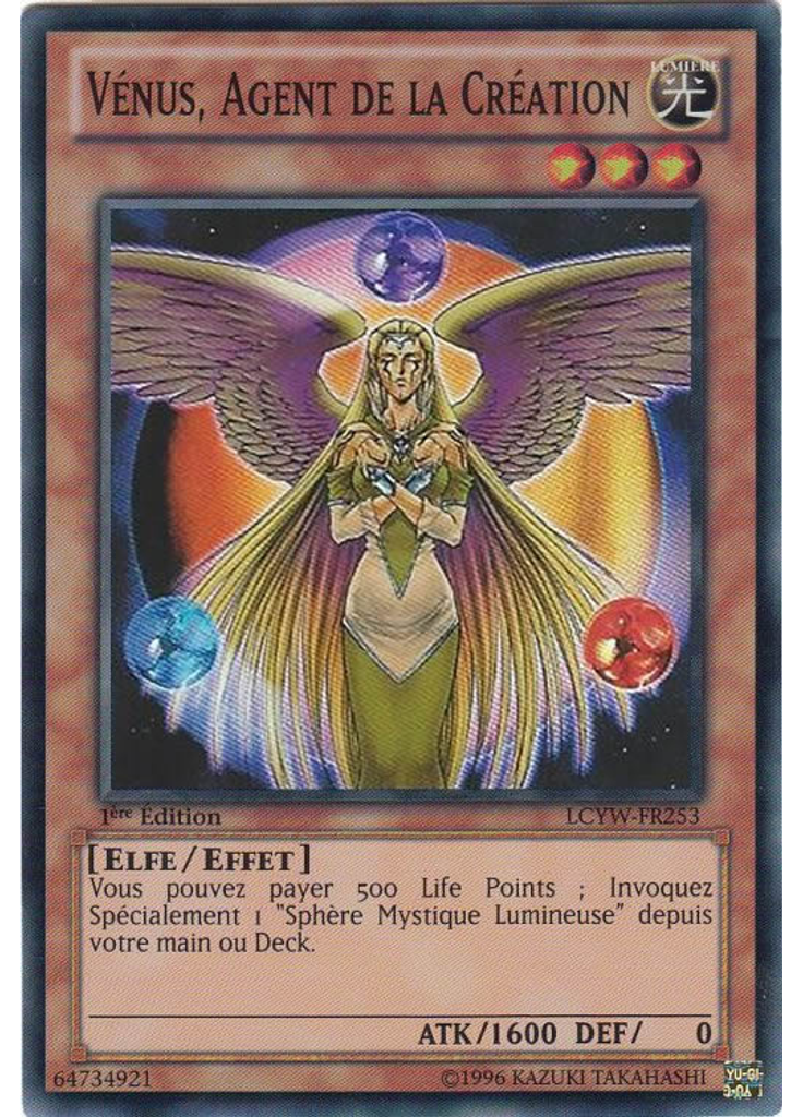 Vénus, Agent de la Création