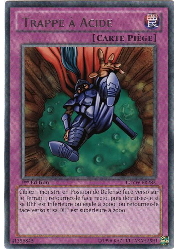 Trappe à Acide