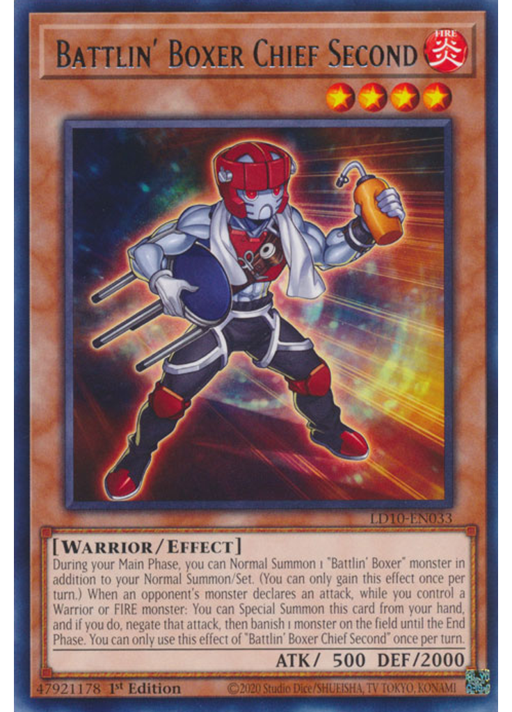 Battlin' Boxer Chief Second