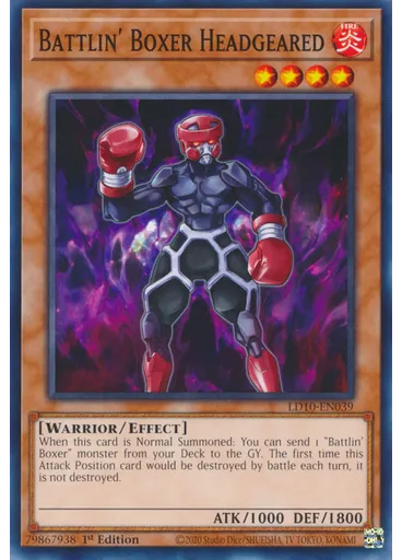 Battlin' Boxer Headgeared