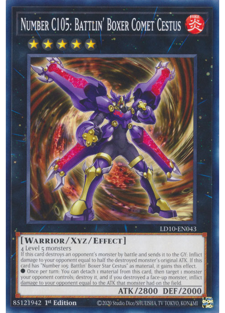 Number C105: Battlin' Boxer Comet Cestus