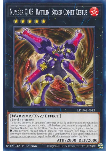 Number C105: Battlin' Boxer Comet Cestus