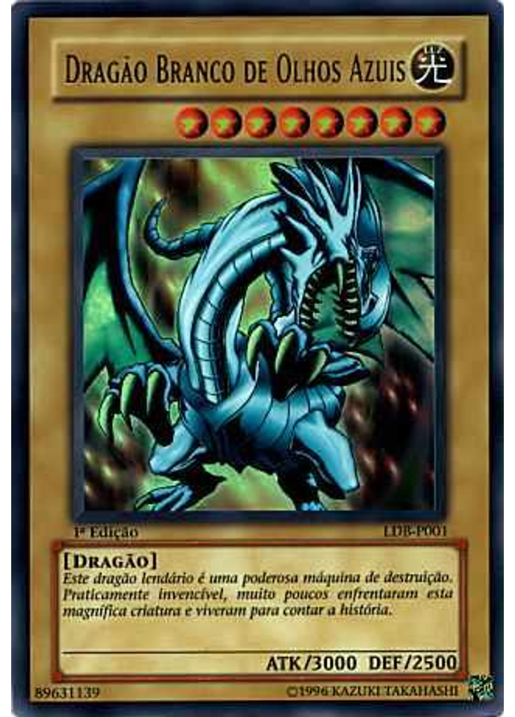 Dragão Branco de Olhos Azuis