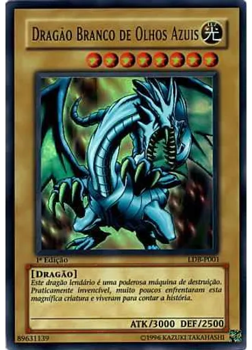Dragão Branco de Olhos Azuis