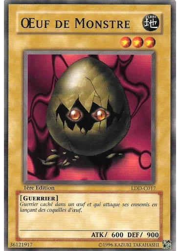 Œuf de Monstre — Legend of Blue Eyes White Dragon