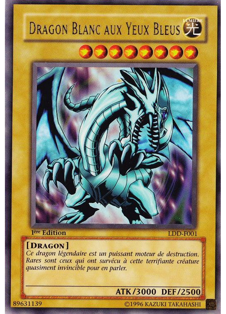 Dragon Blanc aux Yeux Bleus
