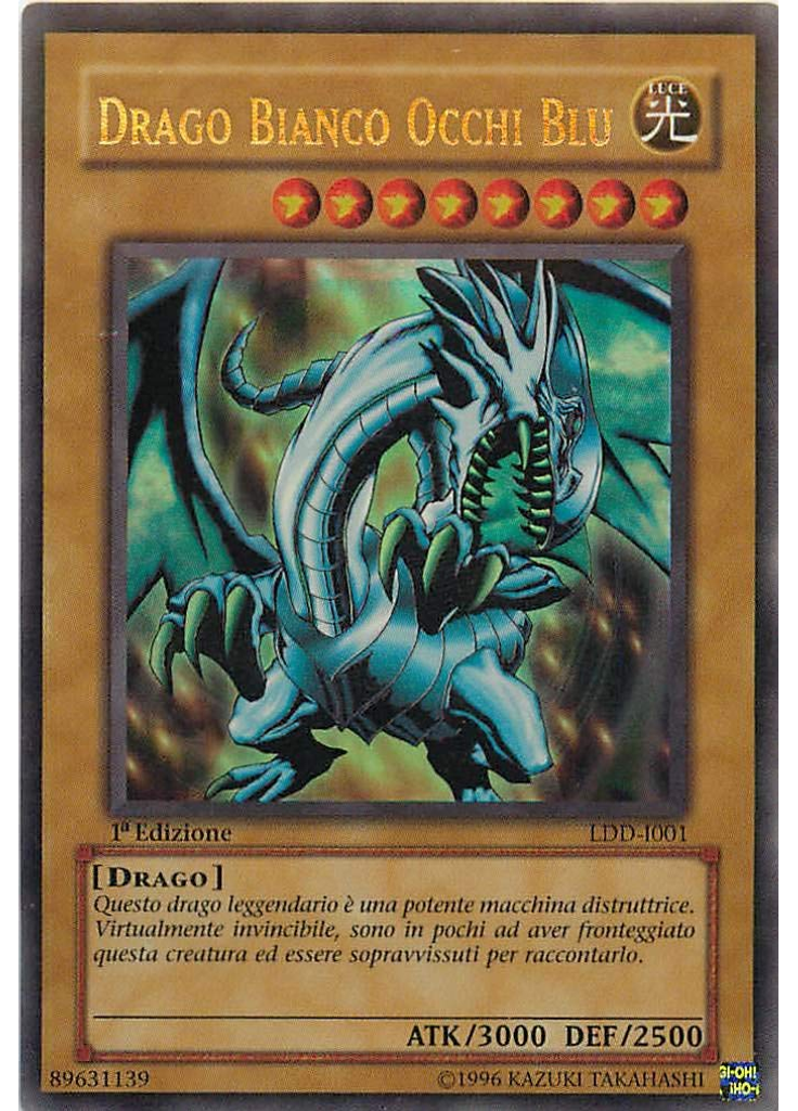 Drago Bianco Occhi Blu