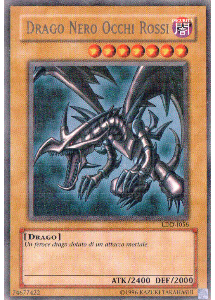 Drago Nero Occhi Rossi (Ultra Rare Unlimited)