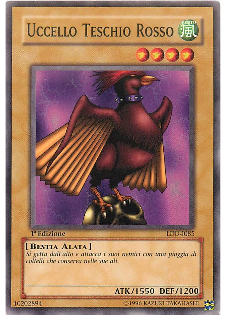 Uccello Teschio Rosso