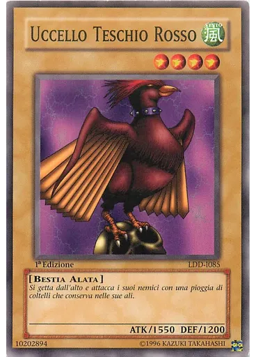 Uccello Teschio Rosso