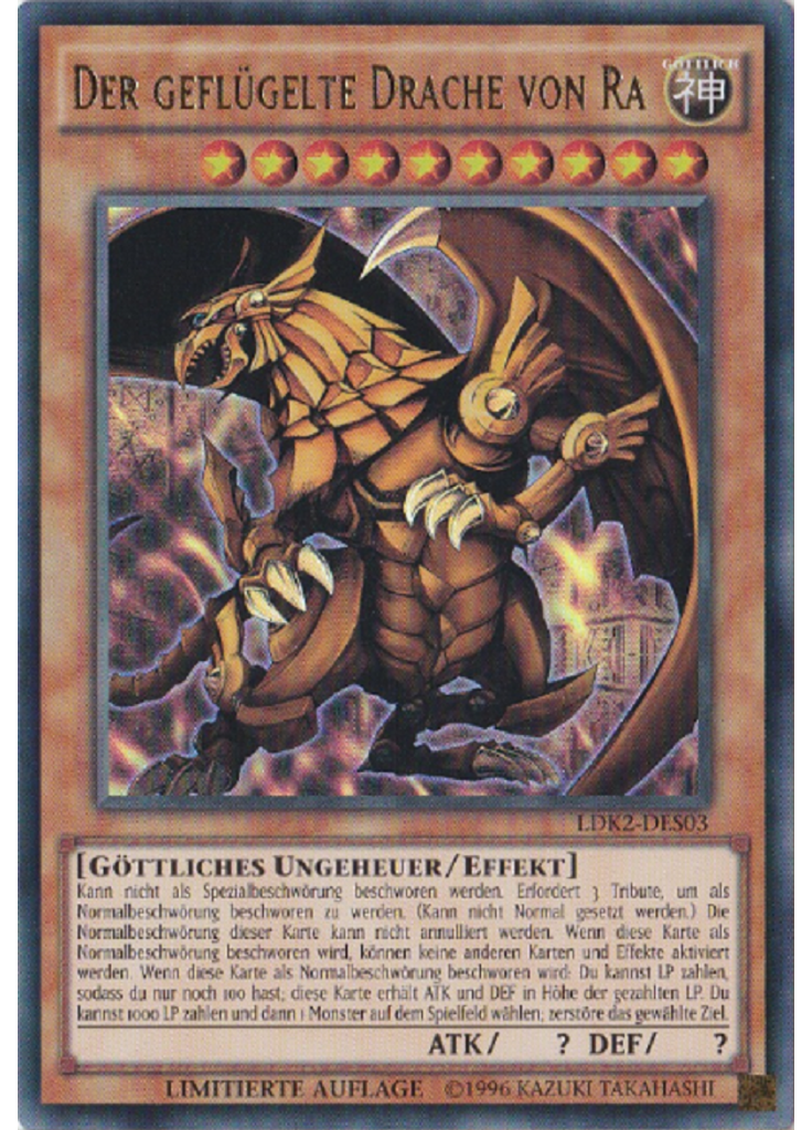 Der geflügelte Drache von Ra