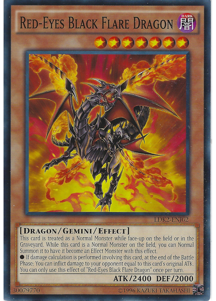 Red-Eyes Black Flare Dragon (Common Unlimited)