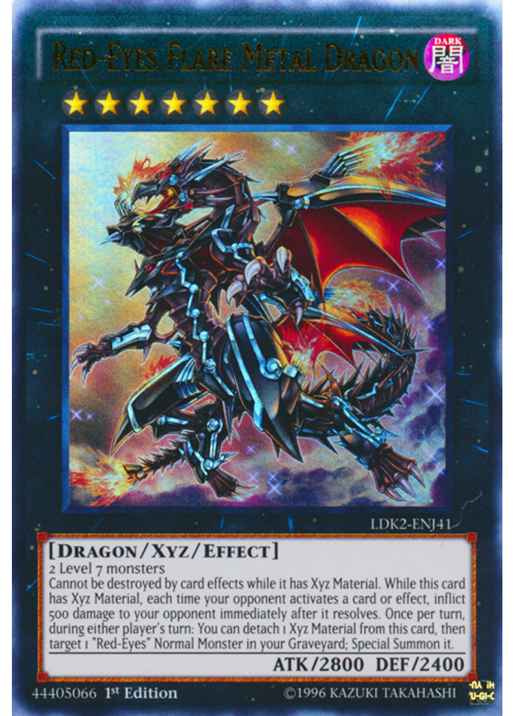 Red-Eyes Flare Metal Dragon