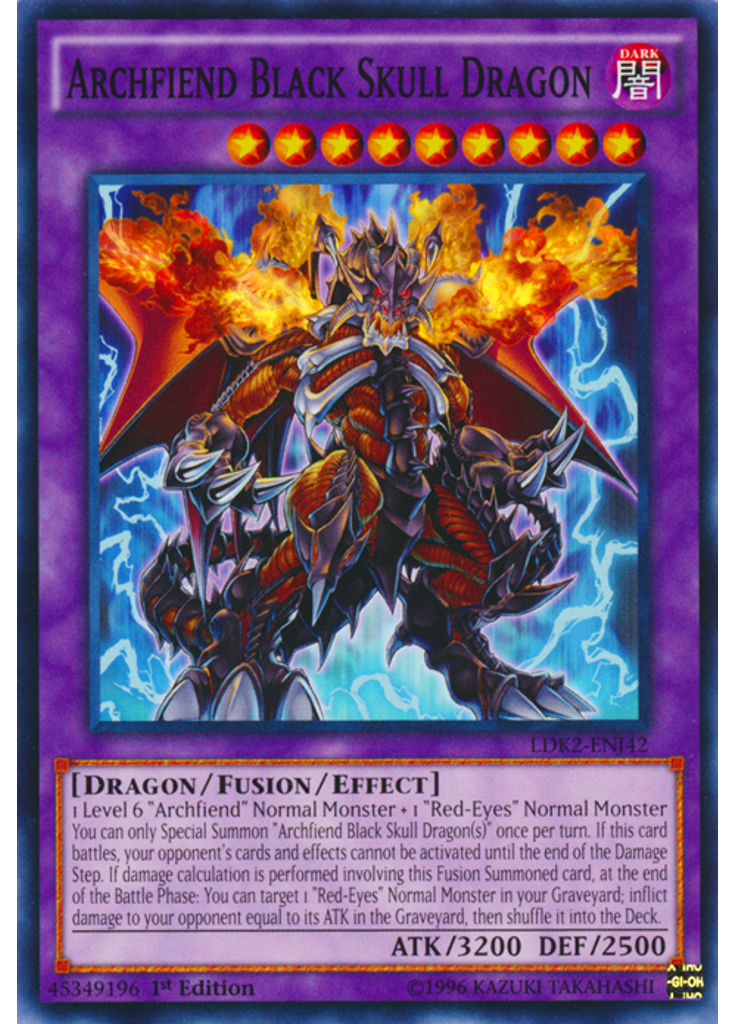 Archfiend Black Skull Dragon