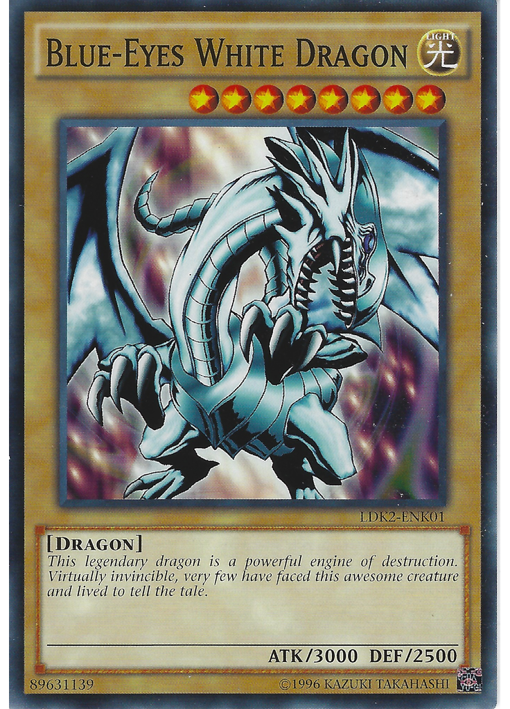 Blue-Eyes White Dragon (Common Unlimited Artwork 2)