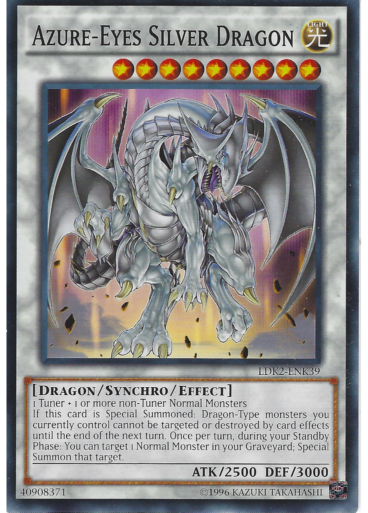 Azure-Eyes Silver Dragon (Common Unlimited)