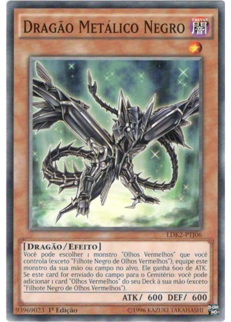 Dragão Metálico Negro