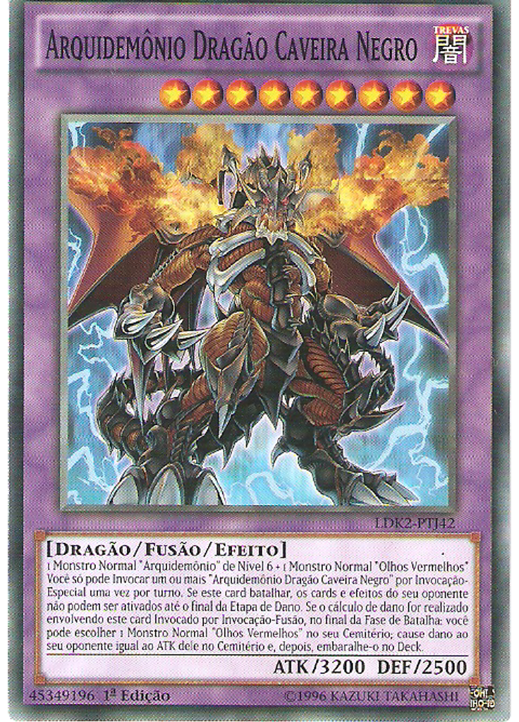 Arquidemônio Dragão Caveira Negro