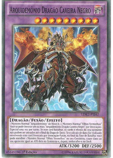 Arquidemônio Dragão Caveira Negro