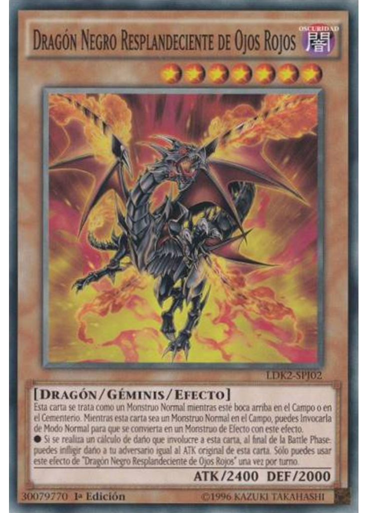 Dragón Negro Resplandeciente de Ojos Rojos