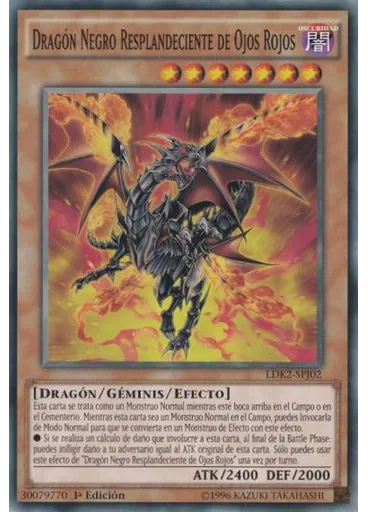 Dragón Negro Resplandeciente de Ojos Rojos