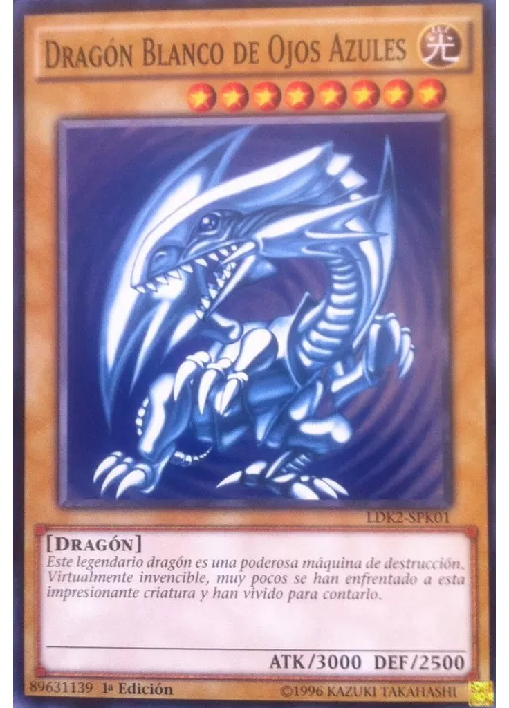 Dragón Blanco de Ojos Azules (Common 1st Edition Artwork 2)