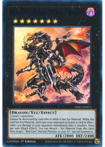 Red-Eyes Flare Metal Dragon