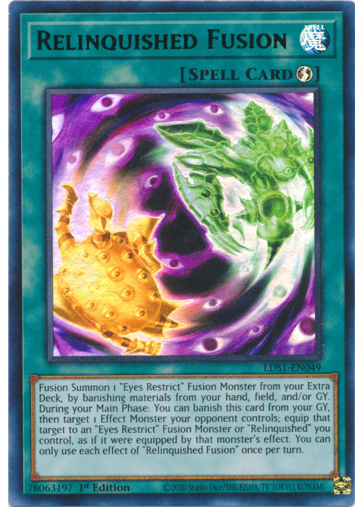 Relinquished Fusion (Ultra Rare 1st Edition Green)